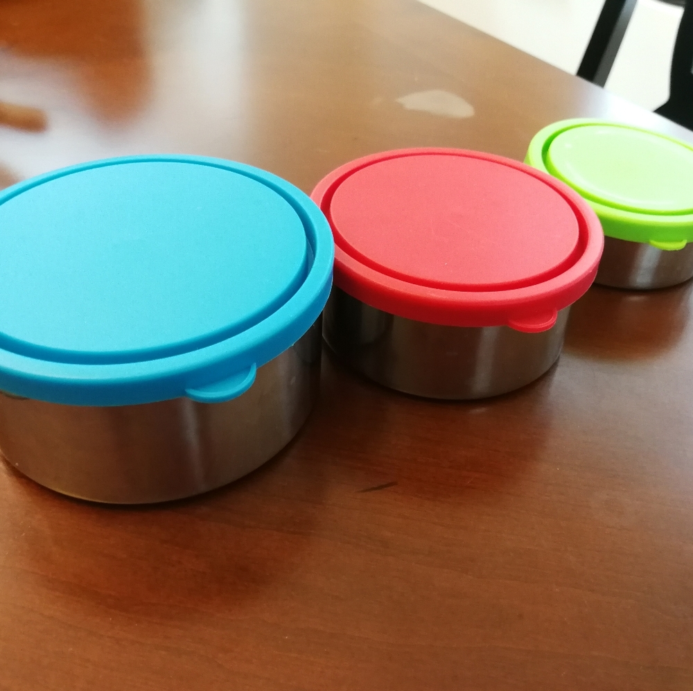 Bruntmor 6pcs Metal Tupperware Set